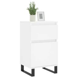 Berkfield Home Sideboard White 40x35x70 cm Engineered Wood - Size: 40 x 35 x 70 cm - thumbnail 3