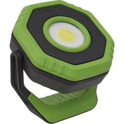 Loops Rechargeable Pocket Floodlight - 360 Degree Swivel - 14W COB LED - Green - thumbnail 5