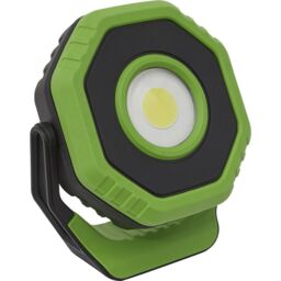 Loops Rechargeable Pocket Floodlight - 360 Degree Swivel - 14W COB LED - Green