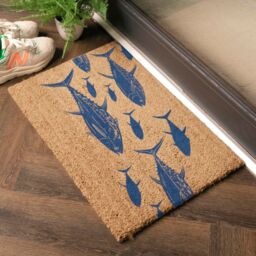 Artsy Mats Fish Doormat (60 x 40cm) in Brown - Size: 40 cm x 60 cm - thumbnail 2