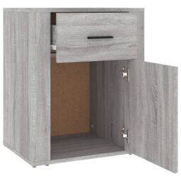 Berkfield Home Bedside Cabinet Grey Sonoma 50x36x60 cm Engineered Wood - Size: 50 x 36 x 60 cm - thumbnail 6