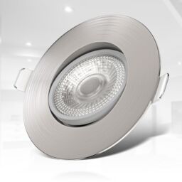 B.K.Licht 3 Pack Matt Nickel 3x4.9W LED Recessed Light in Metallics - thumbnail 8