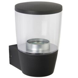 Loops IP44 Outdoor Wall Light Modern Cool White Round LED Candle Tea Light Design Lamp - thumbnail 1