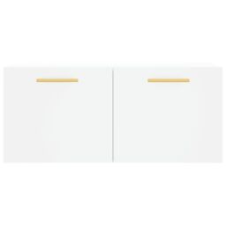 Berkfield Home Wall Cabinet White 80x36.5x35 cm Engineered Wood - thumbnail 5