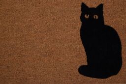 Orsina Coir Cat Doormat in Brown - Size: 100 cm diameter - thumbnail 6