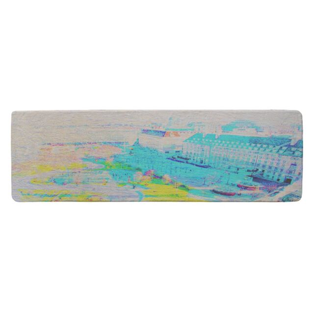 Benjamin Tate Design London Eye Park Runner Rug in Natural - Size: 67 cm x 230 cm - image 1