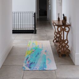 Benjamin Tate Design London Eye Park Runner Rug in Natural - Size: 67 cm x 230 cm - thumbnail 3