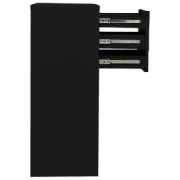 Berkfield Home Office Cabinet Black 90x40x102 cm Steel - Size: 90 x 40 x 102 cm - thumbnail 4