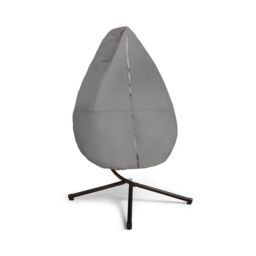 VonHaus Waterproof Hanging Egg Chair Cover in Grey - thumbnail 1