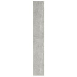 Berkfield Home Book Cabinet/Room Divider Concrete Grey 40x30x198 cm - Size: 40 x 30 x 198 cm - thumbnail 6