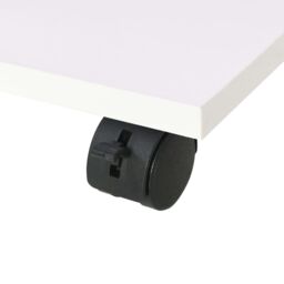 Berkfield Home Rolling Shelf 50x35x42 cm White - Size: 50 x 35 x 42 cm - thumbnail 5
