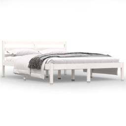 Berkfield Home Day Bed Solid Wood Pine 140x190 cm White