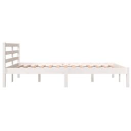 Berkfield Home Day Bed Solid Wood Pine 140x190 cm White - thumbnail 5