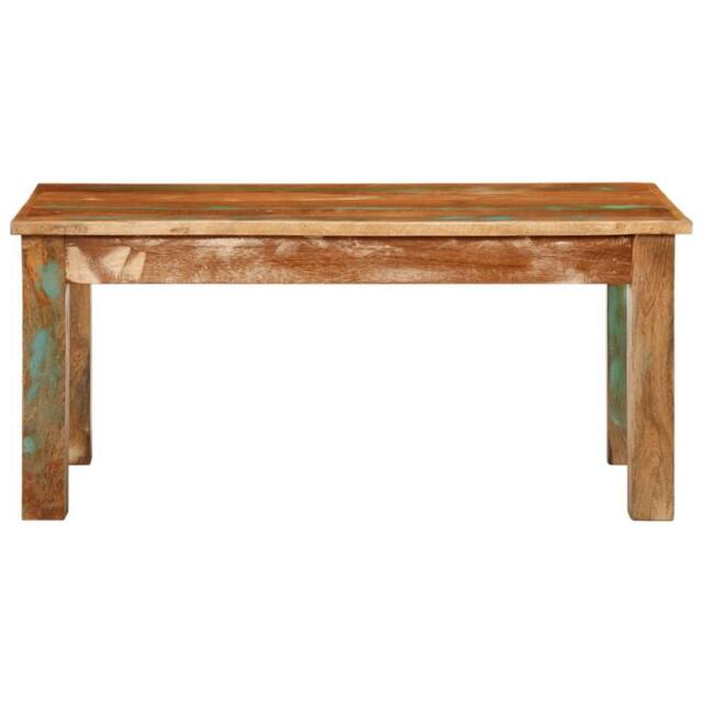 Berkfield Home Coffee Table 100x55x45 cm Solid Wood Reclaimed - Size: 100 x 55 x 45 cm - image 1