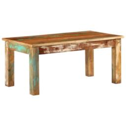 Berkfield Home Coffee Table 100x55x45 cm Solid Wood Reclaimed - Size: 100 x 55 x 45 cm - thumbnail 2