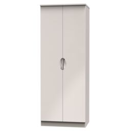 Ready Assembled 2 U Holborn Tall Double Hanging Wardrobe (Ready Assembled) in Taupe - thumbnail 3
