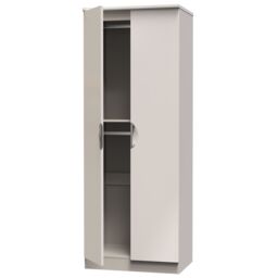 Ready Assembled 2 U Holborn Tall Double Hanging Wardrobe (Ready Assembled) in Taupe - thumbnail 5
