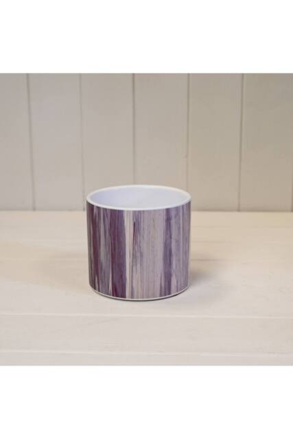 KDMD Classic Rustic Wood Grain Pot in Purple - image 1