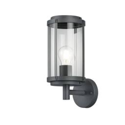 Netlighting Tanaro Vintage Outdoor Wall Lantern Anthracite IP44 UK Stock in Black - thumbnail 1