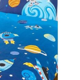 Rapport Rocket Duvet Cover Set in Blue - Size: Single - thumbnail 2
