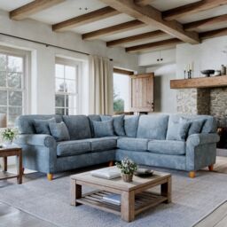 The Great Sofa Company Flora 2 Corner 2 Sofa Glory Steel in Dark Blue - thumbnail 1