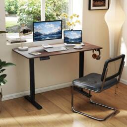VOGREX Brown 120×60cm Electric Standing Desk - thumbnail 3