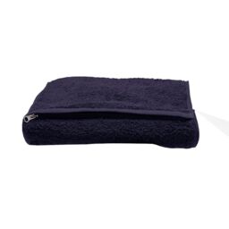 Towel City Luxury Pocket Gym Towel in Navy - thumbnail 1
