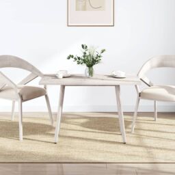 Berkfield Home Table Top White 110x60x2.5 cm Solid Wood Pine Rectangular - thumbnail 2