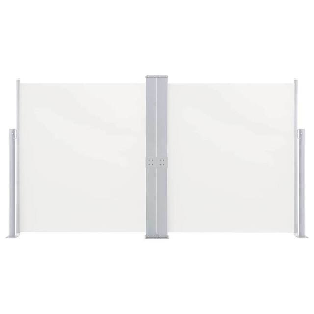 Berkfield Home Patio Retractable Double Side Awning 170x600 cm Cream - image 1