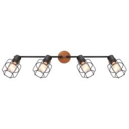 Netlighting Willa Ceiling Spotlight Bar Black 4x E27 - thumbnail 3