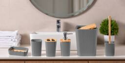 GAVENO CAVAILIA Isla 12 Pieces Bathroom Accessories Set in Charcoal - thumbnail 3