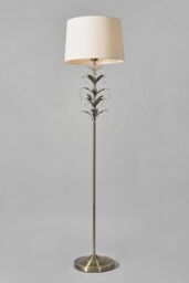 BHS Lighting Paisley Floor Lamp in Gold