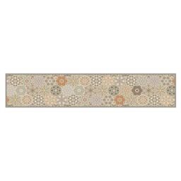 Berkfield Home Kitchen Rug Washable Hexagon Pastel 60x300 cm Velvet - thumbnail 2