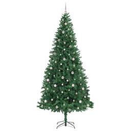 Berkfield Home Artificial Christmas Tree with 300 LEDs with Stand Green 300 cm - thumbnail 4