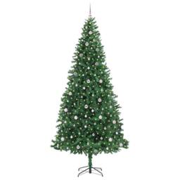 Berkfield Home Artificial Christmas Tree with 300 LEDs with Stand Green 300 cm - thumbnail 3