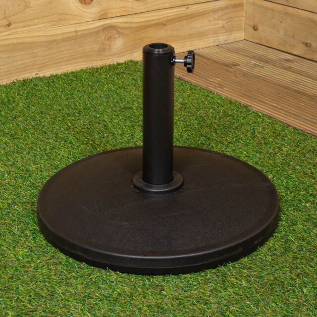 Samuel Alexander 11kg Black Heavy Duty Round Garden Patio Parasol Umbrella Base - image 1