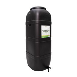 Samuel Alexander 100L Slim Space Saver Water Butt With Lid & Tap Carry Handles in Black - thumbnail 7