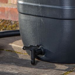 Samuel Alexander 100L Slim Space Saver Water Butt With Lid & Tap Carry Handles in Black - thumbnail 5