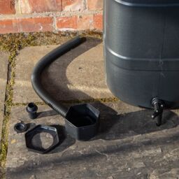 Samuel Alexander 100L Slim Space Saver Water Butt With Lid & Tap Carry Handles in Black - thumbnail 6