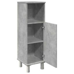 Berkfield Home Comfortable Bathroom Cabinet Concrete Grey 30x30x95 cm Engineered Wood - Size: 30 x 30 x 95 cm - thumbnail 7