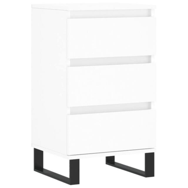 Berkfield Home Sideboard White 40x35x70 cm Engineered Wood - Size: 40 x 35 x 70 cm - image 1