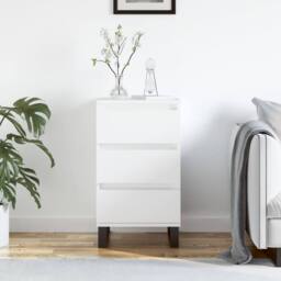 Berkfield Home Sideboard White 40x35x70 cm Engineered Wood - Size: 40 x 35 x 70 cm - thumbnail 2