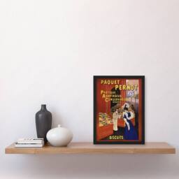Artery8 Biscuits Pernot Vintage Advert Vintage Framed Wall Art Print Cappiello in Red - Size: A4 - thumbnail 4