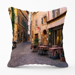 Warren Reed - Designer Cozy Rome Street Outdoor Cushion - Size: 60 cm x 60 cm - thumbnail 1