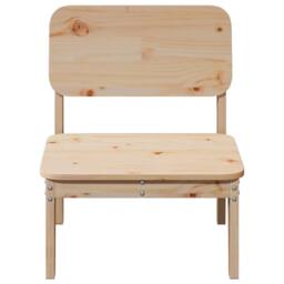 Berkfield Home Beautiful Garden Chairs 2 pcs 60x52.5x72 cm Solid Wood Pine in Natural - thumbnail 4