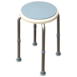 mysmartbuy Bath & Shower Stool with Rotating Seat - Waterproof, Rust Resistant & Height Adjustable Mobility Aid Stool with Non-Slip Feet - thumbnail 1