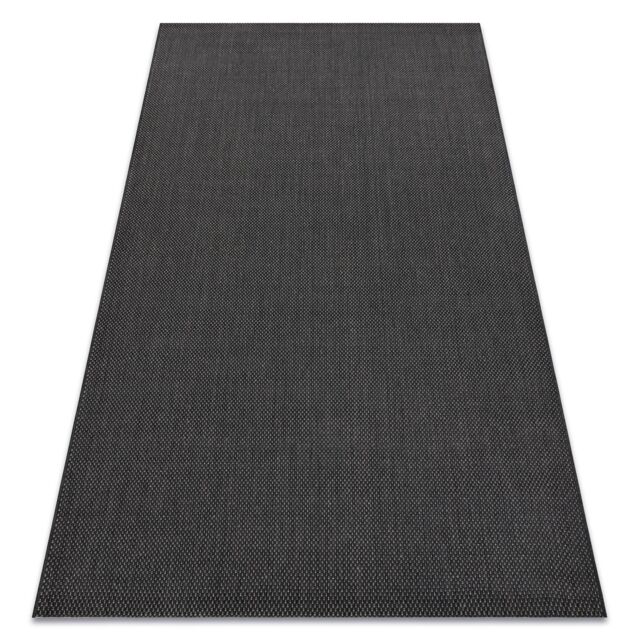 RugsX Flat Rug in Black - Size: 140 cm x 200 cm - image 1