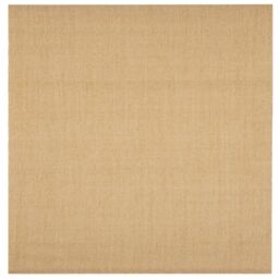 Berkfield Home Rug Natural Sisal 100x100 cm in Brown - Size: Medium - thumbnail 2