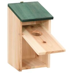 Berkfield Home Bird Houses 10 pcs Solid Firwood 12x12x22 cm in Brown - Size: 12 x 12 x 22 cm - thumbnail 6