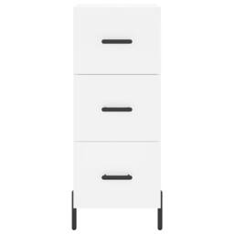 Berkfield Home Highboard White 34.5x34x180 cm Engineered Wood - thumbnail 6
